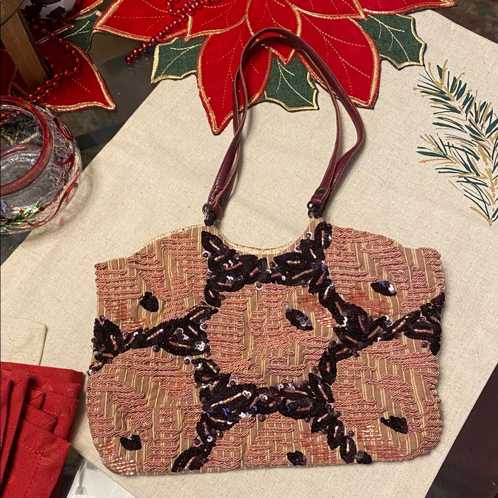 Vintage Jamin Puech Elegant Pink & Purple Women's Bag